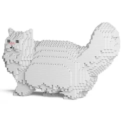 Jekca - Persian Cat 02S-M01 - Lego - Sculpture - Construction - 4D - Brick Animals - Toys - Avvenice^ Games