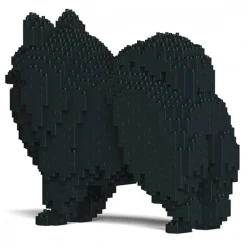 Jekca - Pomeranian 02-M03 - Big - Lego - Sculpture - Construction - 4D - Brick Animals - Toys - Avvenice^ Games