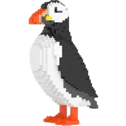 Jekca - Puffin 01 - Big - Lego - Sculpture - Construction - 4D - Brick Animals - Toys - Avvenice^ Games