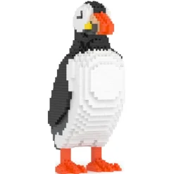 Jekca - Puffin 01 - Big - Lego - Sculpture - Construction - 4D - Brick Animals - Toys - Avvenice^ Games