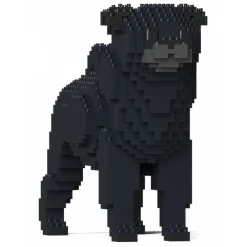 Jekca - Pug 01-M02 - Big - Lego - Sculpture - Construction - 4D - Brick Animals - Toys - Avvenice^ Games