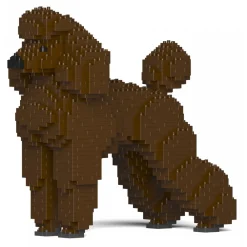 Jekca - Standard Poodle 01S-S11 - Lego - Sculpture - Construction - 4D - Brick Animals - Toys - Avvenice^ Games