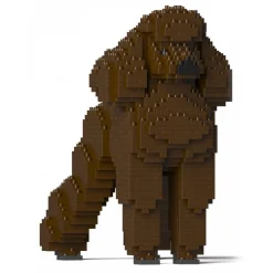 Jekca - Standard Poodle 01S-S11 - Lego - Sculpture - Construction - 4D - Brick Animals - Toys - Avvenice^ Games