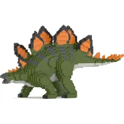 Jekca - Stegosaurus 01-M01 - Big - Lego - Sculpture - Construction - 4D - Brick Animals - Toys - Avvenice^ Games