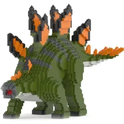 Jekca - Stegosaurus 01-M01 - Big - Lego - Sculpture - Construction - 4D - Brick Animals - Toys - Avvenice^ Games