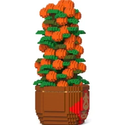 Jekca - Tangerine Tree 01 - Lego - Sculpture - Construction - 4D - Brick Animals - Toys - Avvenice^ Games