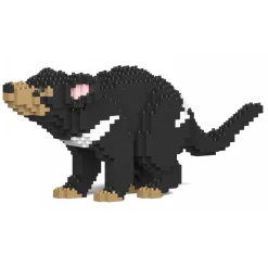 Jekca - Tasmanian Devil 01S - Lego - Sculpture - Construction - 4D - Brick Animals - Toys - Avvenice^ Games