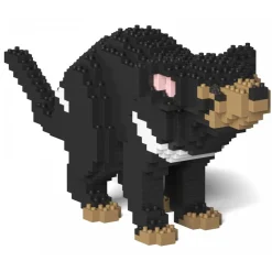 Jekca - Tasmanian Devil 01S - Lego - Sculpture - Construction - 4D - Brick Animals - Toys - Avvenice^ Games