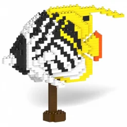 Jekca - Threadfin Butterflyfish 01 - Big - Lego - Sculpture - Construction - 4D - Brick Animals - Toys - Avvenice^ Games