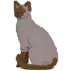 Jekca - Tonkinese Cat 01S-M01 - Lego - Sculpture - Construction - 4D - Brick Animals - Toys - Avvenice^ Games