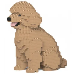 Jekca - Toy Poodle 03-M03 - Big - Lego - Sculpture - Construction - 4D - Brick Animals - Toys - Avvenice^ Games