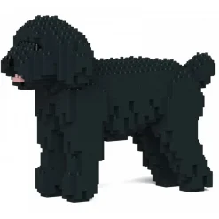 Jekca - Toy Poodle 01-M02 - Big - Lego - Sculpture - Construction - 4D - Brick Animals - Toys - Avvenice^ Games