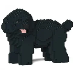 Jekca - Toy Poodle 05-M02 - Big - Lego - Sculpture - Construction - 4D - Brick Animals - Toys - Avvenice^ Games