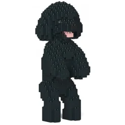 Jekca - Toy Poodle 04-M02 - Big - Lego - Sculpture - Construction - 4D - Brick Animals - Toys - Avvenice^ Games