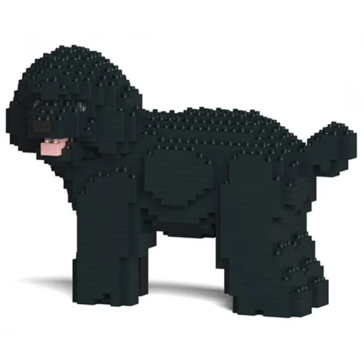 Jekca - Toy Poodle 05-M02 - Big - Lego - Sculpture - Construction - 4D - Brick Animals - Toys - Avvenice^ Games