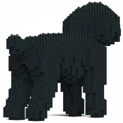 Jekca - Toy Poodle 01-M02 - Big - Lego - Sculpture - Construction - 4D - Brick Animals - Toys - Avvenice^ Games