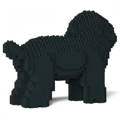 Jekca - Toy Poodle 05-M02 - Big - Lego - Sculpture - Construction - 4D - Brick Animals - Toys - Avvenice^ Games