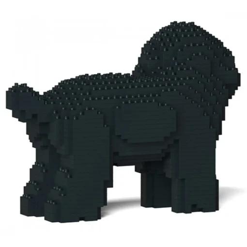 Jekca - Toy Poodle 05-M02 - Big - Lego - Sculpture - Construction - 4D - Brick Animals - Toys - Avvenice^ Games