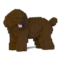 Jekca - Toy Poodle 04S-M05 - Lego - Sculpture - Construction - 4D - Brick Animals - Toys - Avvenice^ Games