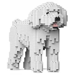 Jekca - Toy Poodle 01S-M01 - Lego - Sculpture - Construction - 4D - Brick Animals - Toys - Avvenice^ Games
