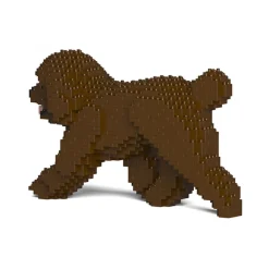 Jekca - Toy Poodle 02S-M05 - Lego - Sculpture - Construction - 4D - Brick Animals - Toys - Avvenice^ Games