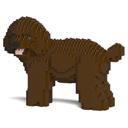 Jekca - Toy Poodle 04S-M05 - Lego - Sculpture - Construction - 4D - Brick Animals - Toys - Avvenice^ Games