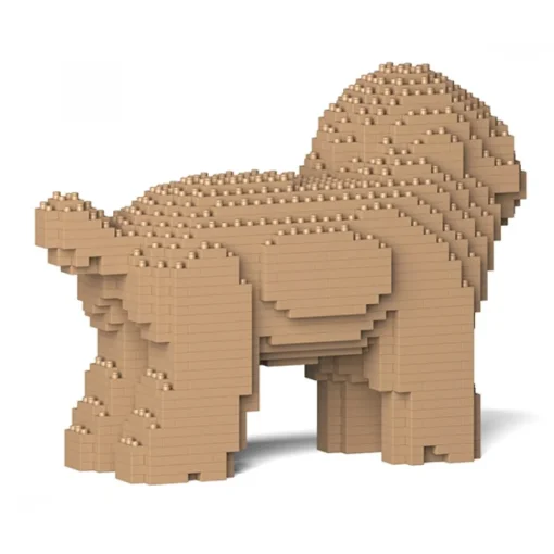 Jekca - Toy Poodle 05S-M03 - Lego - Sculpture - Construction - 4D - Brick Animals - Toys - Avvenice^ Games