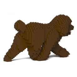 Jekca - Toy Poodle 02S-M05 - Lego - Sculpture - Construction - 4D - Brick Animals - Toys - Avvenice^ Games