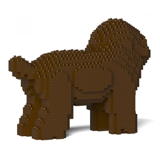Jekca - Toy Poodle 04S-M05 - Lego - Sculpture - Construction - 4D - Brick Animals - Toys - Avvenice^ Games