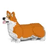 Jekca - Welsh Corgi - Dog - 02S-M01 - Lego - Sculpture - Construction - 4D - Brick Animals - Toys - Avvenice^ Games