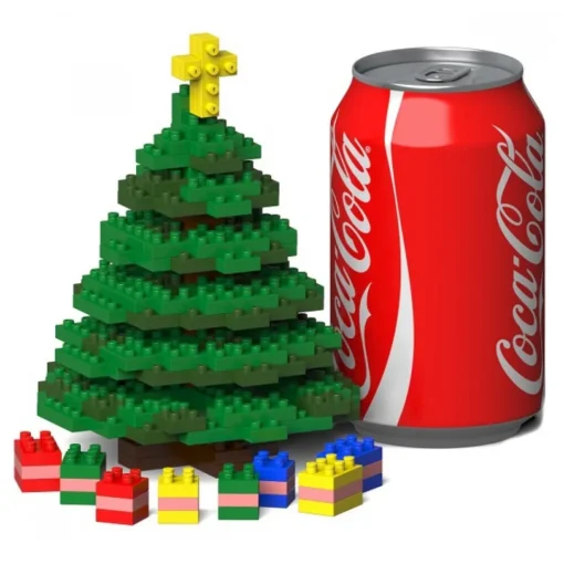 Jekca - Xmas Tree 02S - Lego - Sculpture - Construction - 4D - Brick Animals - Toys - Avvenice