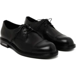 Jimmy Choo - Calf Leather Ray Derby Shoes - Black - Exclusive Luxury Collection - Avvenice^ Shoes