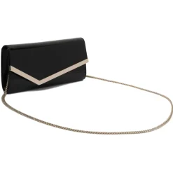 Jimmy Choo - Emmie Clutch Bag - Black Light Gold - Exclusive Luxury Collection - Avvenice