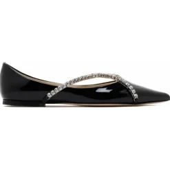 Jimmy Choo - Genevi Flat Ballet - Black - Exclusive Luxury Collection - Avvenice