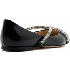 Jimmy Choo - Genevi Flat Ballet - Black - Exclusive Luxury Collection - Avvenice
