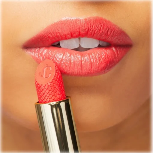 Jimmy Choo Beauty Jimmy Choo - JC Satin Lip Colour - Peach Melba Satin Lipstick - Exclusive Collection - Luxury Fragrance - Avvenice