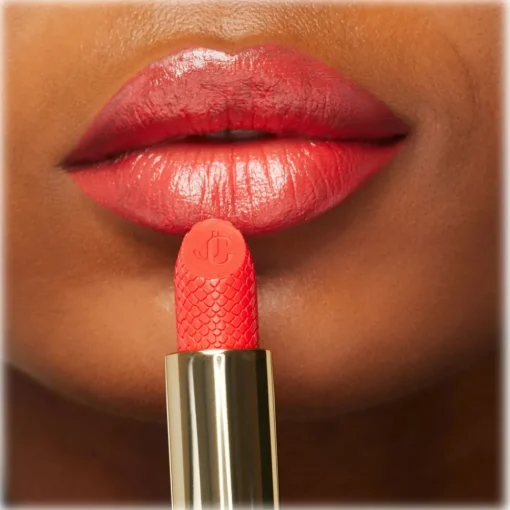 Jimmy Choo Beauty Jimmy Choo - JC Satin Lip Colour - Peach Melba Satin Lipstick - Exclusive Collection - Luxury Fragrance - Avvenice