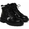 Jimmy Choo - Marlow Hiking Boots - Black White - Exclusive Luxury Collection - Avvenice