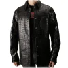 Jovanny Capri - Magnificent Shirt with Crocodile Motif - Leather Shirt - Luxury High Quality - Avvenice^ Shirts