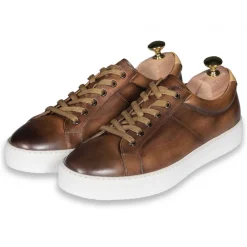 Jovanny Capri - Sneakers Shoes - Patina Effect - Handmade in Italy - Leather Shoes - Luxury High Quality - Avvenice^ Shoes