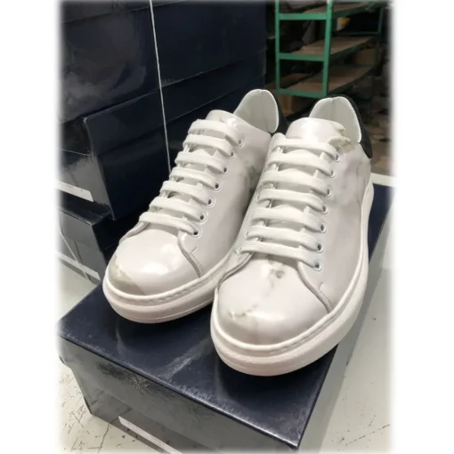 Jovanny Capri - Sneakers Shoes - Patina Effect - Handmade in Italy - Leather Shoes - Luxury High Quality - Avvenice^ Shoes