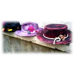 Jovanny Capri - Super Stylish Fedoro Hat - High Italian Handmade Tailoring - Hat - Luxury High Quality - Avvenice^ Other Accessories