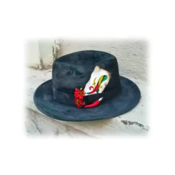 Jovanny Capri - Super Stylish Fedoro Hat - High Italian Handmade Tailoring - Hat - Luxury High Quality - Avvenice^ Other Accessories