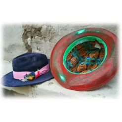 Jovanny Capri - Super Stylish Fedoro Hat - High Italian Handmade Tailoring - Hat - Luxury High Quality - Avvenice^ Other Accessories