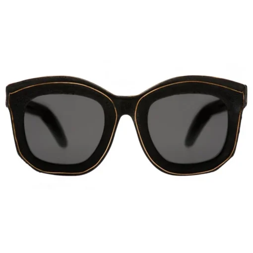 Kuboraum - Mask B2 - Gold Bordered - B2 BM BT GoldB - Sunglasses - Eyewear - Avvenice^ Sunglasses & Eyewear
