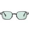 Kuboraum - Mask H22 - Black - Light blue lenses - H22 BM - Sunglasses - Eyewear - Avvenice^ Sunglasses & Eyewear