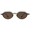 Kuboraum - Mask H70 - Gold Black - H70 GB - Sunglasses - Optical Glasses - Eyewear - Avvenice^ Sunglasses & Eyewear
