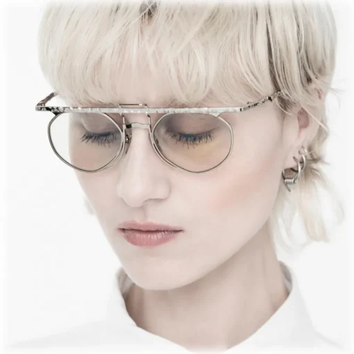 Kuboraum - Mask H55 - Silver - H55 SI - Sunglasses - Optical Glasses - Eyewear - Avvenice
