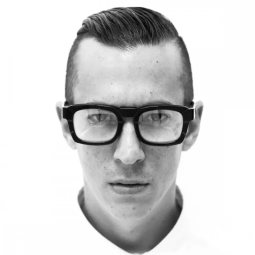 Kuboraum - Mask K18 - Black Shine - K18 BS - Optical Glasses - Eyewear - Avvenice^ Sunglasses & Eyewear