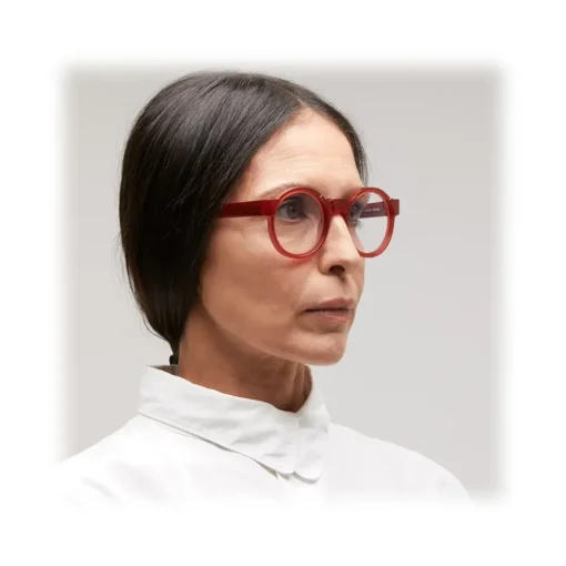 Kuboraum - Mask K10 - Burgundy - K10 BY - Optical Glasses - Eyewear - Avvenice